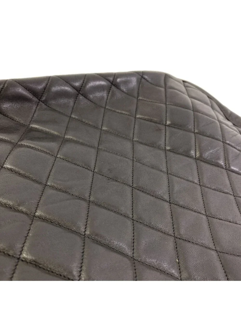 Chanel Quilted Gold Tote Bag Lambskin
